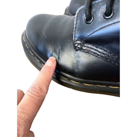 Dr Doc Martens Womens 7 Mens 6 Pascal Virginia 8-Eye Hipster Boot Black AirWair - Picture 6 of 11